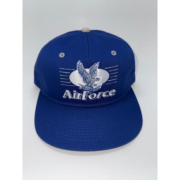 Vintage Air Force Flacons Snapback NCAA Blue - Picture 1 of 6
